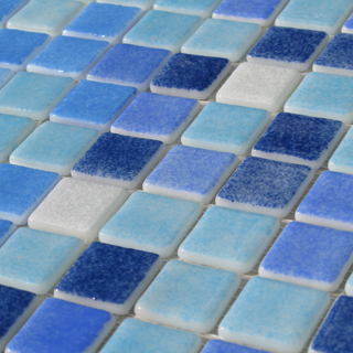 1 foglio mosaico vetro mix azzurro blu mm n 25 x 25 x 4 avalonrelax scelta 