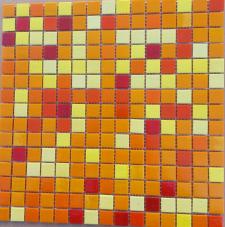 Mosaico Vetro Life  ORANGE MIX